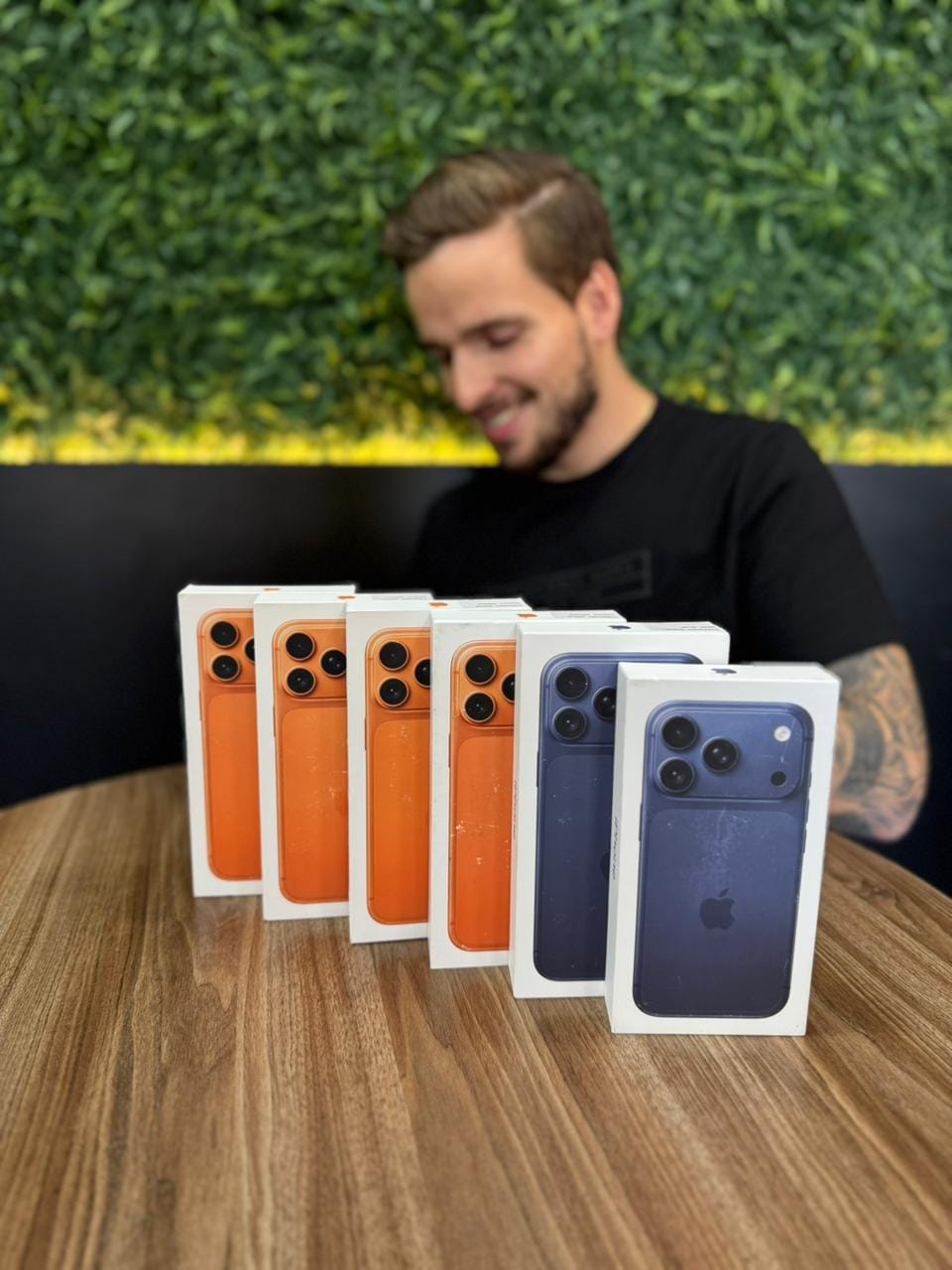 Conferência dos iPhone 17 Pro lacrados antes da entrega